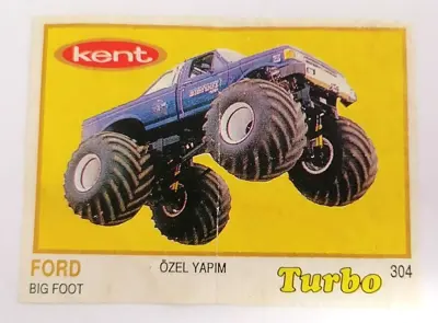 Обява: ⭐ Картинка Turbo Турбо жълто 304 Ford Big Foot ⭐