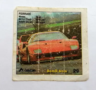 Обява: ⭐ Картинка BomBibom 1-60 29 Ferrari ⭐