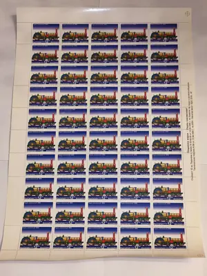 Обява: Пощенски марки "Парни локомотиви"