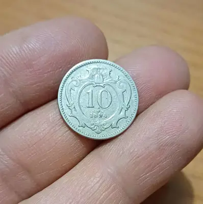 Обява: 10 хелера 1894 Австро Унгария
