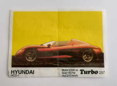 Обява: ⭐ Картинка Turbo Турбо черно 257 Hyundai HCD-1 ⭐