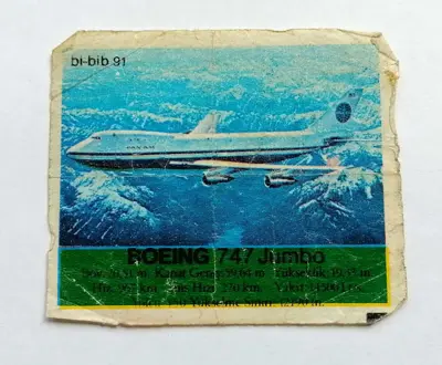 Обява: ⭐ Картинка Би-Бип 91 Boeing 747 Jumbo ⭐