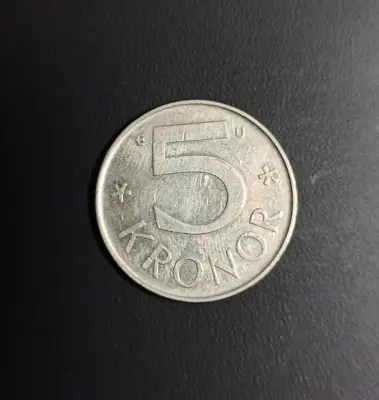 Обява: 🇸🇪 Швеция 1983 5 крони 🇸🇪