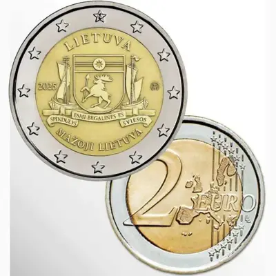 Обява: Литва 2025 – 2 евро - Малка Литва UNC