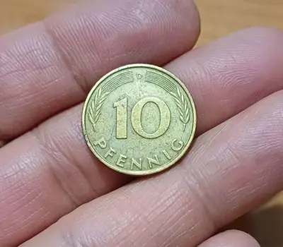 Обява: 10 пфенинга Германия 1985/D