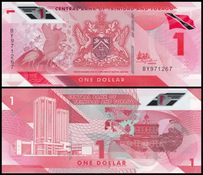 Обява: 🇹🇹 Тринидад и Тобаго 2020 1 долар полимер UNC нова 🇹🇹