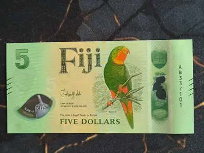 Обява: Банкнота - Фиджи - 5 долара UNC | 2025г.