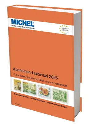 Обява: Каталог MICHEL - Апенински полуостров 2025 г. (E 5)