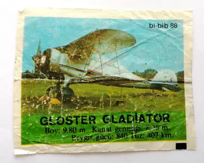 Обява: ⭐ Картинка Би Бип Bi Bib 88 Gloster Gladiator ⭐