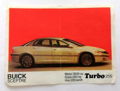 Обява: ⭐ Картинка Turbo Турбо черно 255 Buick Sceptre ⭐