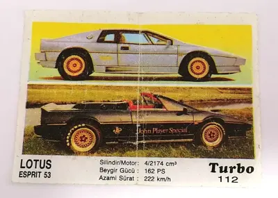 Обява: ⭐ Картинка Turbo Турбо черно 112 Lotus Esprit 53 ⭐