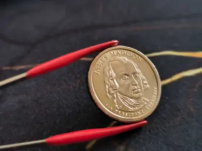 Обява: Монета - САЩ - 1 долар (Джеймс Мадисън) UNC | 2007г.