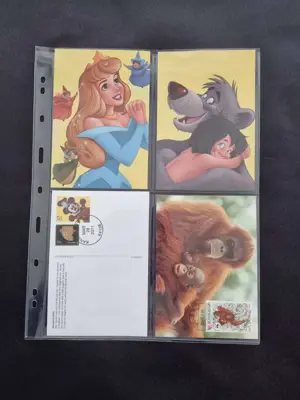 Обява: прозрачни листи LUX A4 за четири пощенски картички 2CT - 106х150 мм - GRANDE стандарт /5 бр./