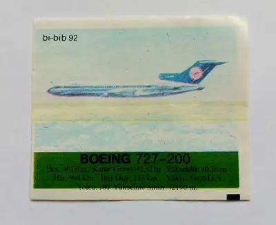Обява: ⭐ Картинка Би-Бип 92 Boeing 727-200 ⭐