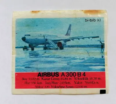 Обява: ⭐ Картинка Би-Бип 93 Airbus A300 B4 ⭐