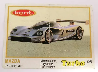 Обява: ⭐ Картинка Turbo Турбо жълто 276 Mazda RX-792 P GTP ⭐