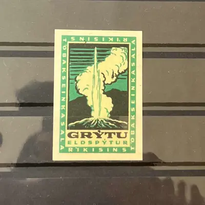 Обява: Исландски етикет "Grytu Eldspytur"