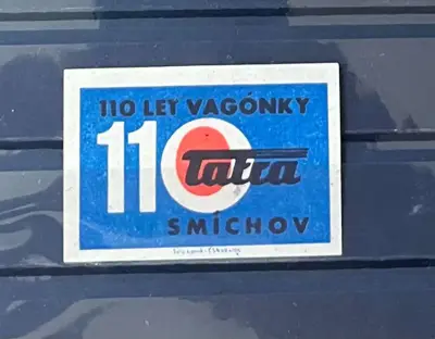Обява: Чехословакия – 110 години Tatra Smíchov