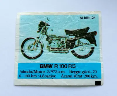 Обява: ⭐ Картинка Би-Бип 124 BMW R 100 RS ⭐