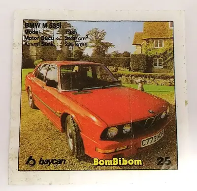 Обява: ⭐ Картинка BomBibom 1-60 25 BMW M 535i ⭐