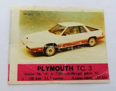 Обява: ⭐ Картинка Би Бип Bi Bib 155 Plymouth TC. 3 ⭐