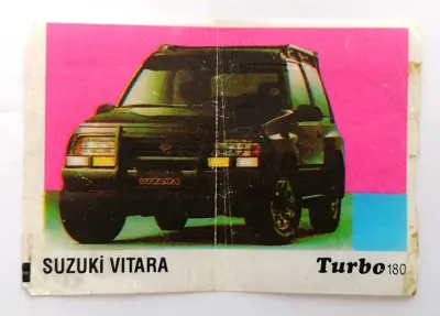Обява: ⭐ Картинка Turbo Турбо черно 180 Suzuki Vitara ⭐