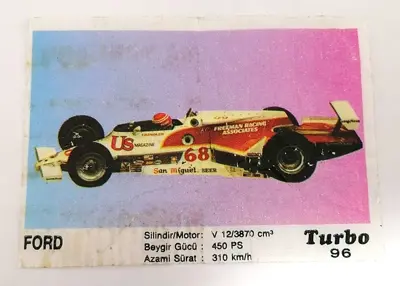 Обява: ⭐ Картинка Turbo Турбо черно 96 Ford ⭐