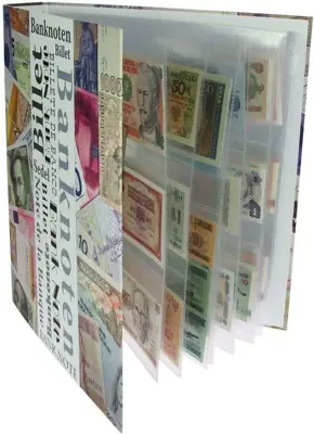 Обява: Албум за банкноти "Макси" 7921 за 110 банкноти SAFE