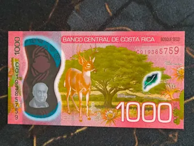 Обява: Банкнота - Коста Рика - 1000 колона UNC | 2019г.