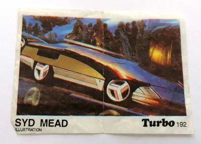 Обява: ⭐ Картинка Turbo Турбо черно 192 Syd Mead ⭐