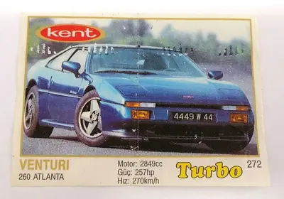 Обява: ⭐ Картинка Turbo Турбо жълто 272 Venturi 260 Atlanta ⭐