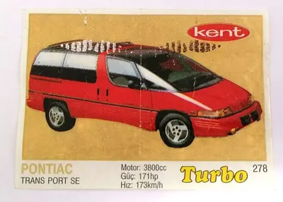 Обява: ⭐ Картинка Turbo Турбо жълто 278 Pontiac Trans Port ⭐