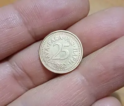 Обява: 25 пара Югославия 1882