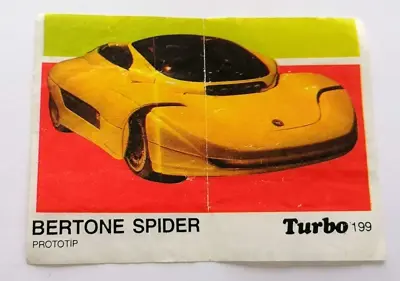 Обява: ⭐ Картинка Turbo Турбо черно 199 Bertone Spider ⭐