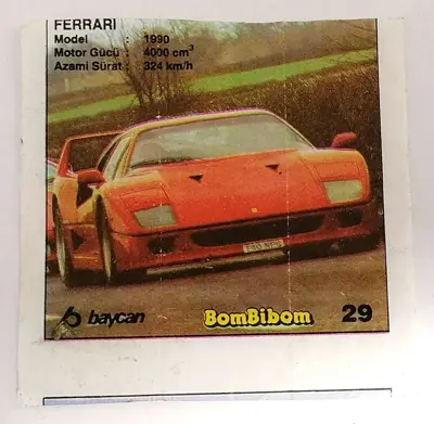 Обява: ⭐ Картинка BomBibom 1-60 29 Ferrari ⭐