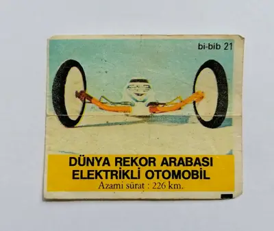 Обява: ⭐ Картинка Би-Бип 21 Dunya Rekor Arabasi Elektrikli ⭐