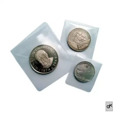 Обява: SAFE - единични опаковки за монети , медали , плакети – 50 броя , 65 x 65 mm