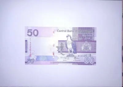 Обява: Гамбия 50 даласи 2023 UNC