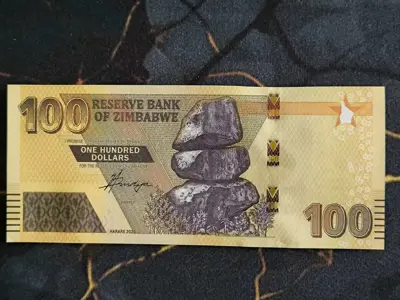 Обява: Банкнота - Зимбабве - 100 долара UNC | 2020г.