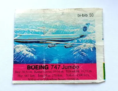 Обява: ⭐ Картинка Би-Бип 50 Boeing 747 Jumbo ⭐