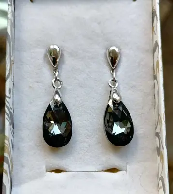 Обява: ⭐ Комплект обеци с камъни Сваровски Swarovski ⭐