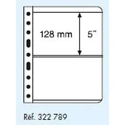 Обява: VARIO 2C - прозрачни листа за две банкноти на лист – 195х128