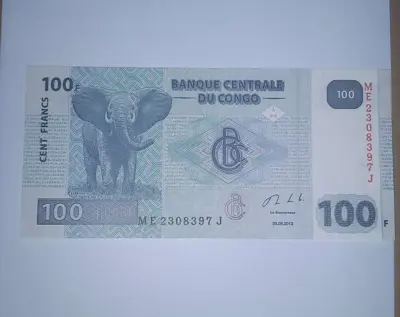 Обява: Конго 100 франка 2013 UNC