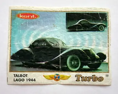 Обява: ⭐ Картинка Turbo Турбо класик 58 Talbot Lago 1944 ⭐