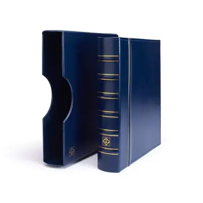 Обява: Leuchtturm Grande Classic луксозен албум с касета А4 - син
