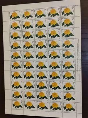 Обява: Пощенски марки "Декоративни рози"