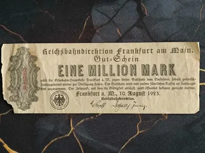 Обява: Райх банкнота - Германия - 1 000 000 марки | 1923г.