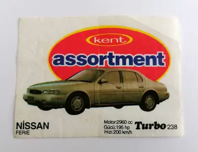 Обява: ⭐ Картинка Turbo Турбо черно 238 Nissan Ferie ⭐