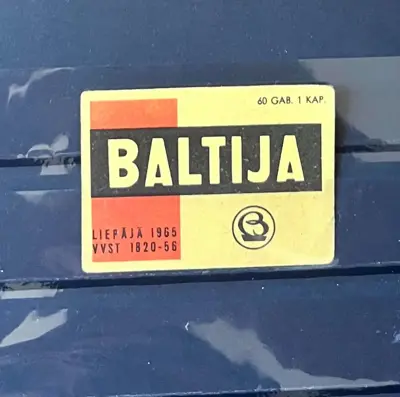 Обява: Латвия – Baltija (1965)