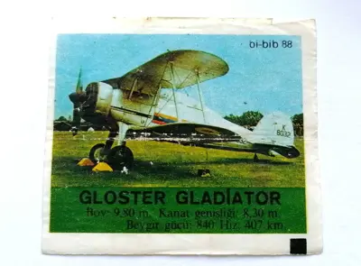 Обява: ⭐ Картинка Би-Бип 88 Gloster Gladiator ⭐